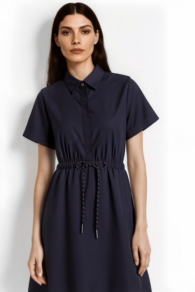 Hemdblusenkleid mit Kurzarm-Rich & Royal