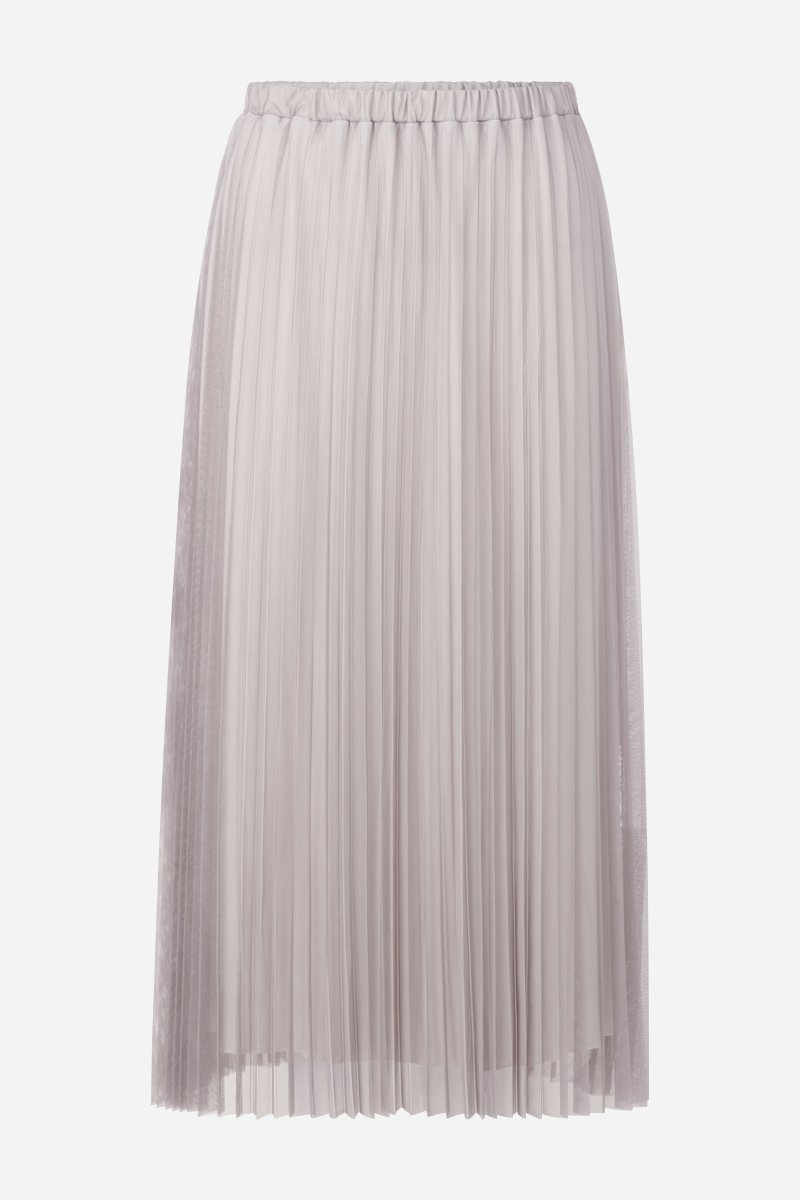 Plisseerock in Midilänge-Rich & Royal