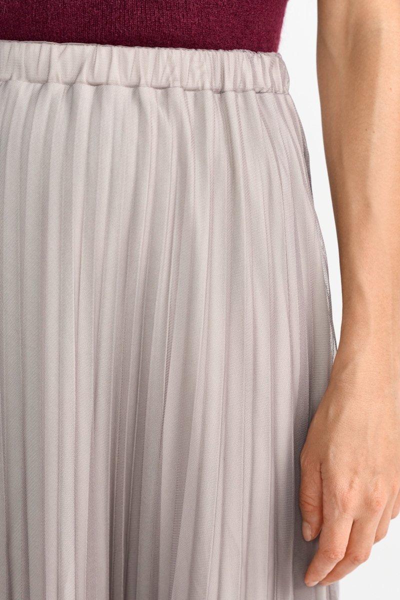 Plisseerock in Midilänge-Rich & Royal