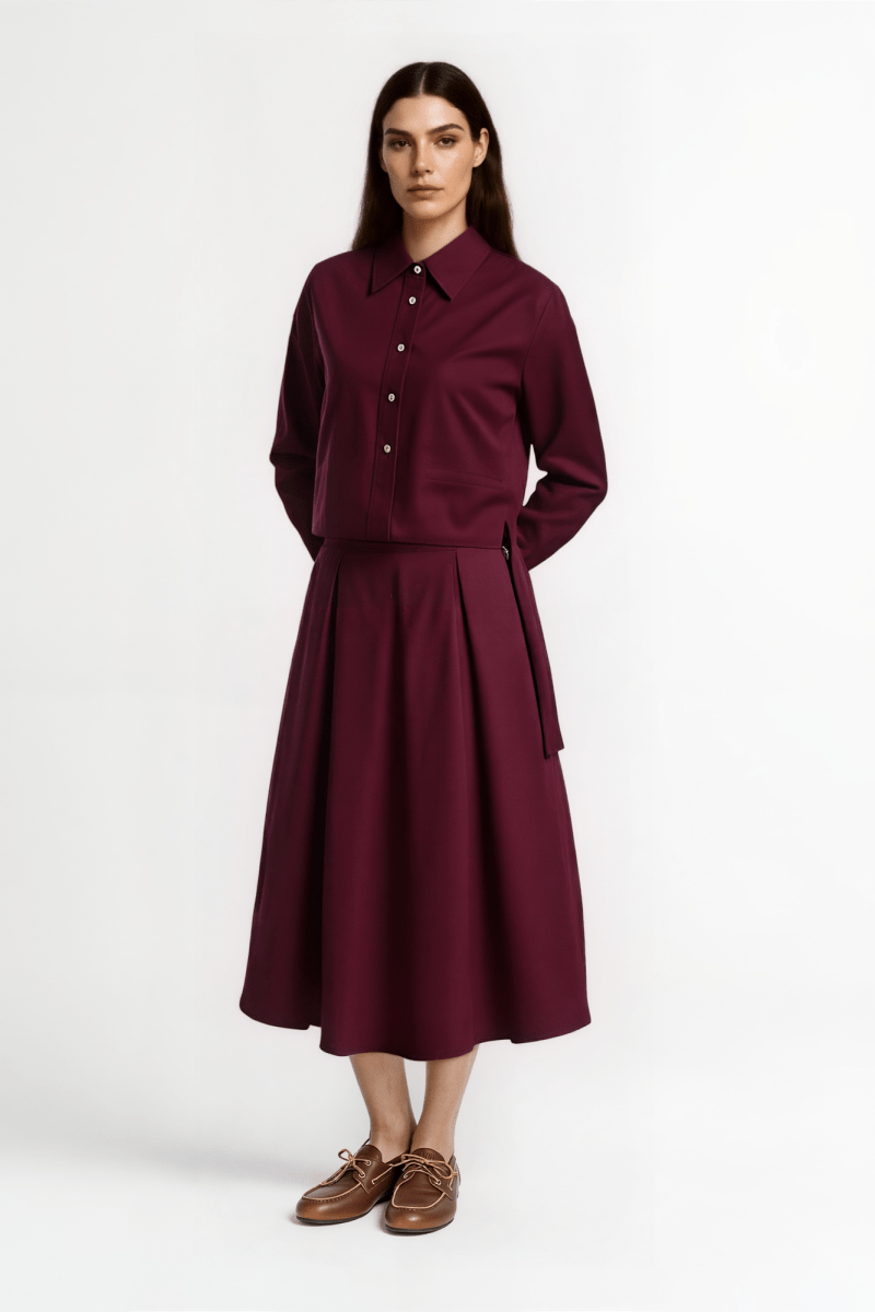 Bluse mit klassischem Hemdkragen-Rich & Royal