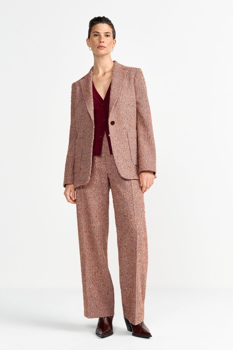 Karierter Tweed-Blazer-Rich & Royal