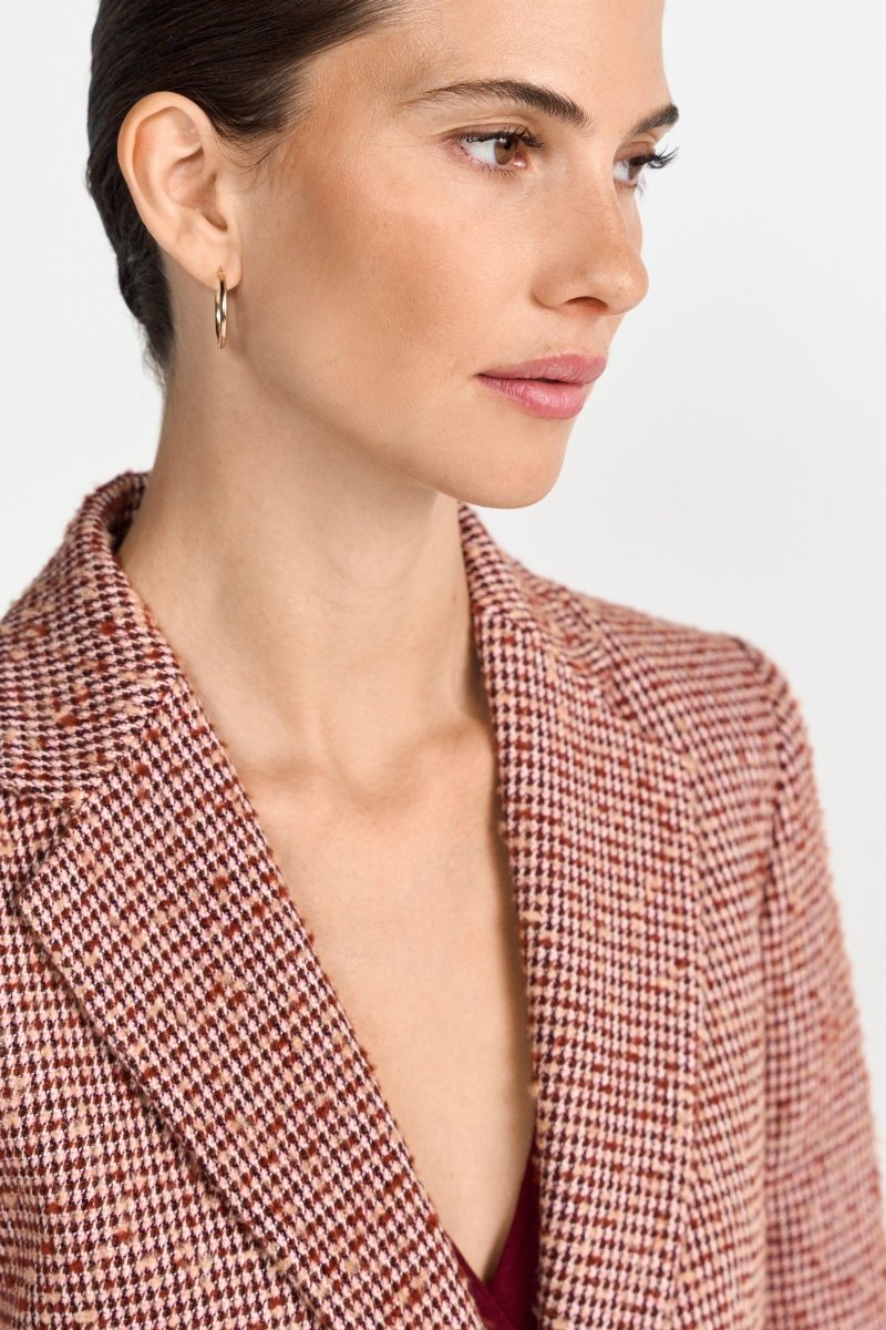 Karierter Tweed-Blazer-Rich & Royal