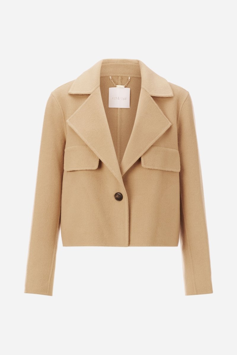 Wolljacke mit Reverskragen-Rich & Royal