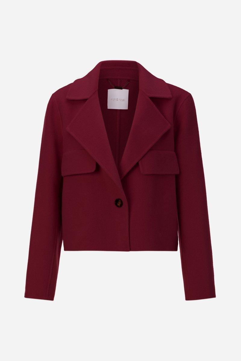 Wolljacke mit Reverskragen-Rich & Royal