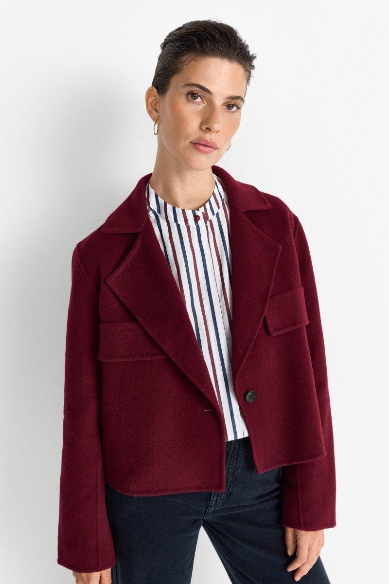 Wolljacke mit Reverskragen-Rich & Royal