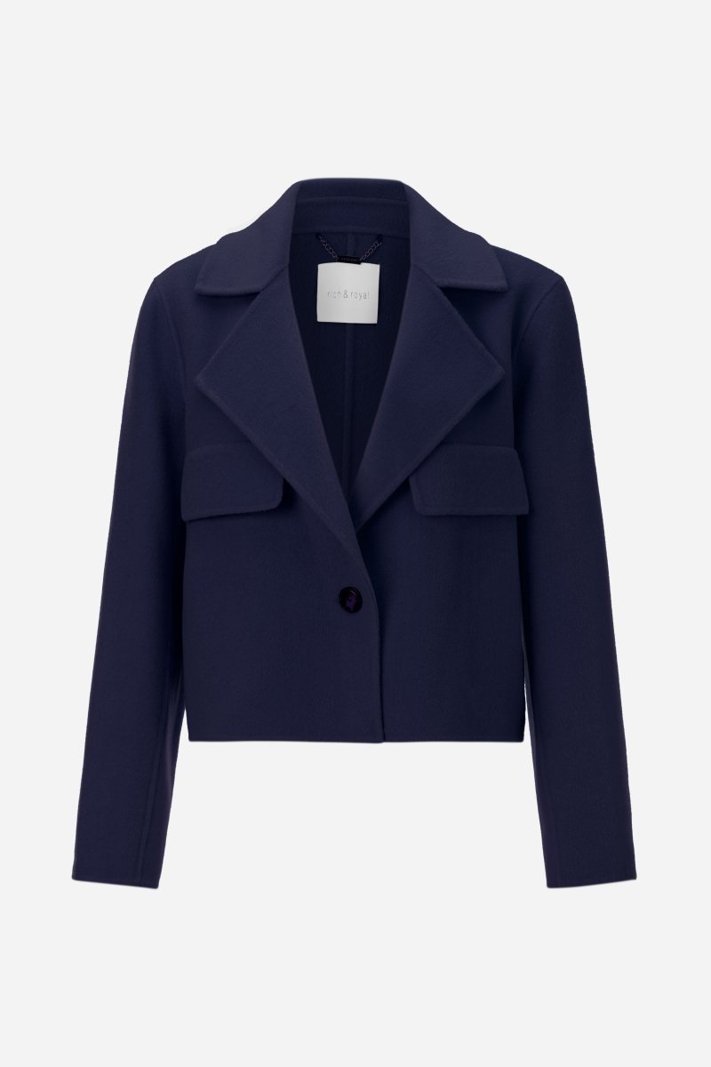 Wolljacke mit Reverskragen-Rich & Royal