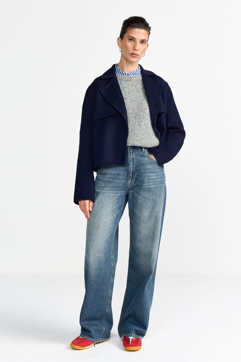 Wolljacke mit Reverskragen-Rich & Royal