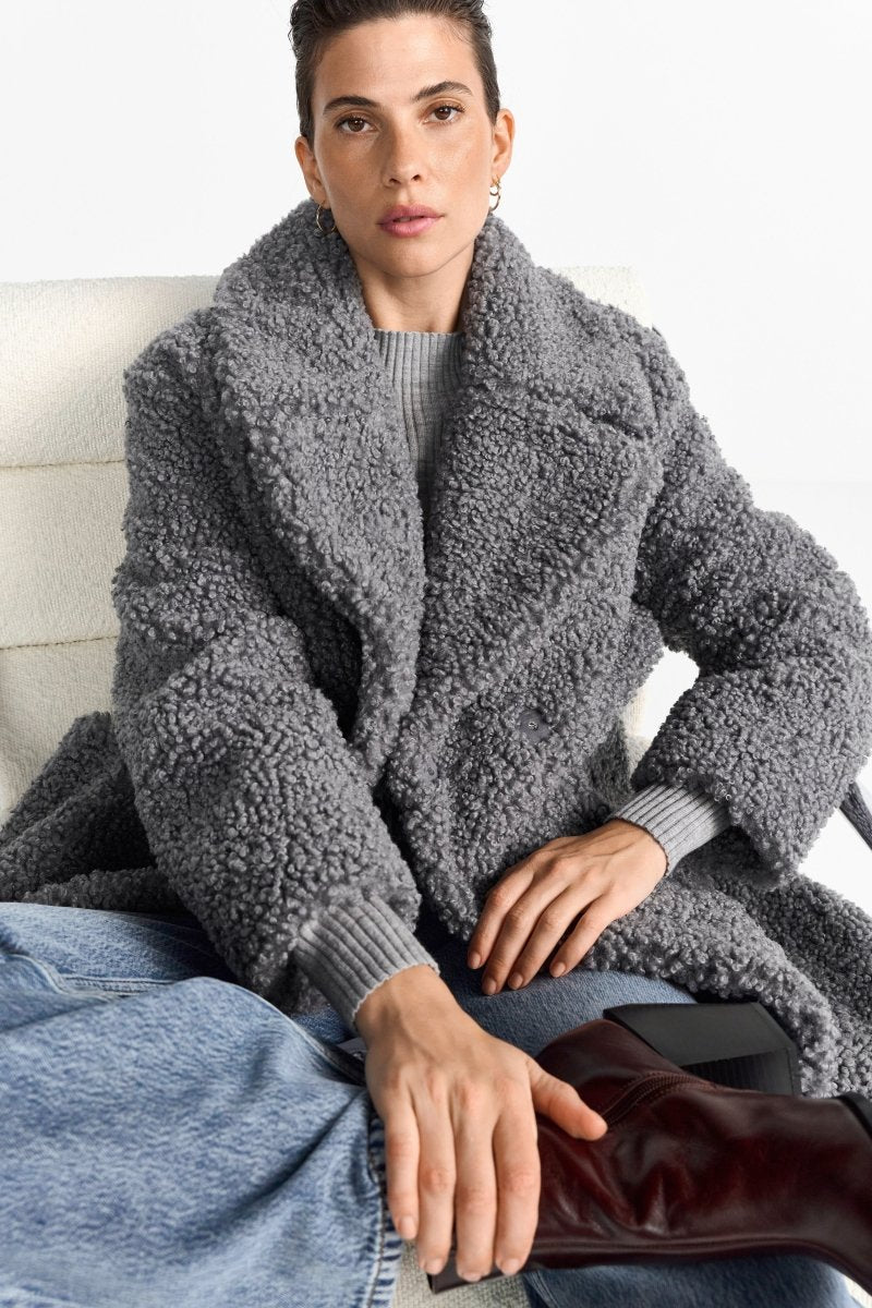 Oversized Teddy-Mantel-Rich & Royal