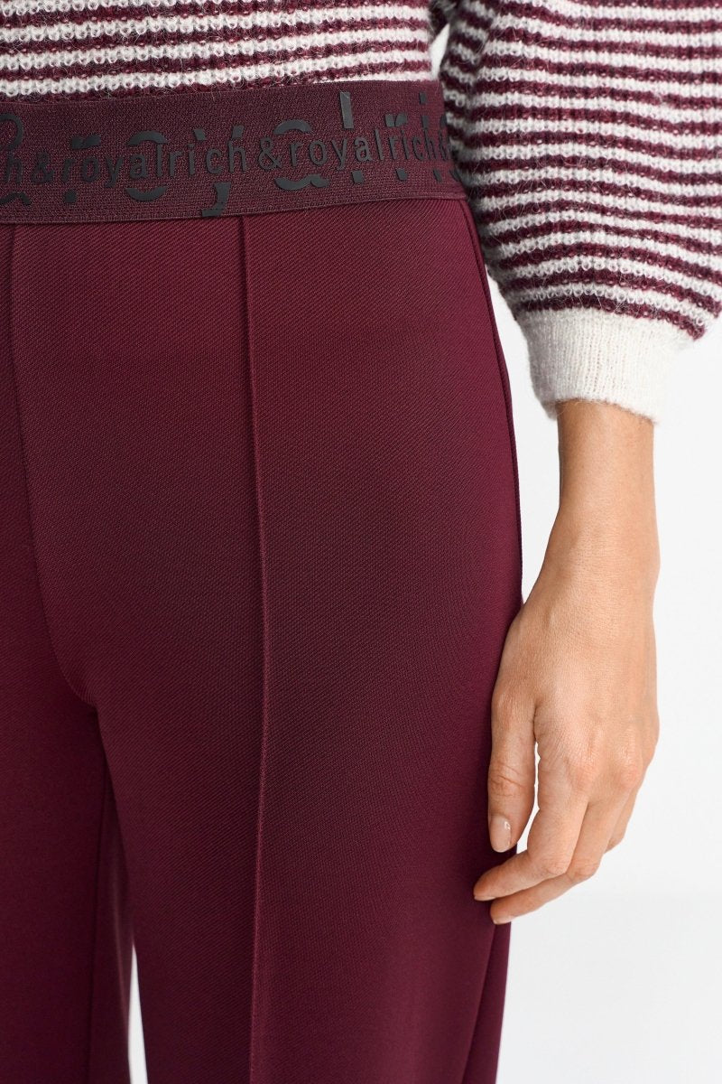 Weite Jerseyhose mit Ziernaht-Rich & Royal