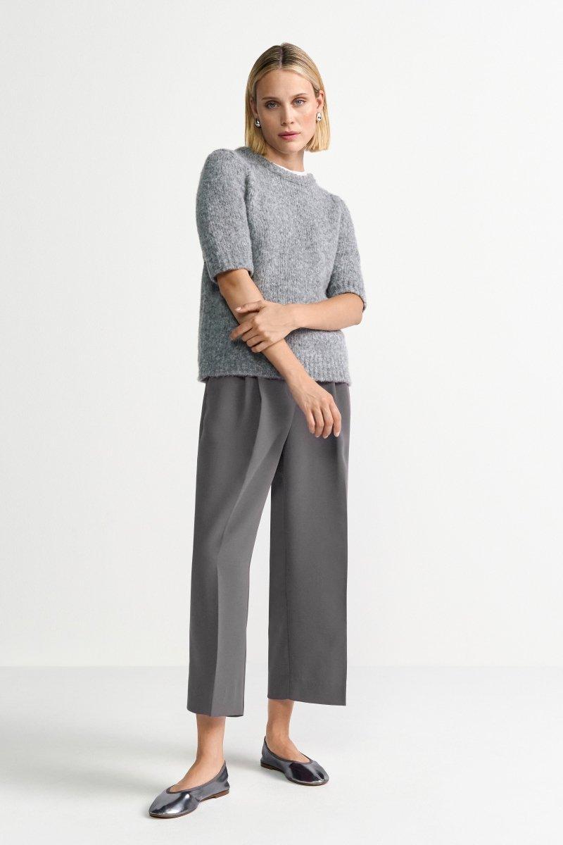 Stoffhose mit hohem Bund-Rich & Royal