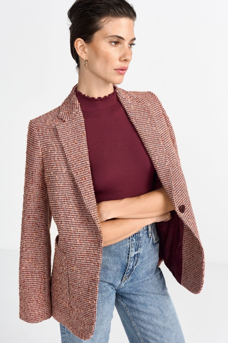 T-Shirt mit Stehkragen-Rich & Royal