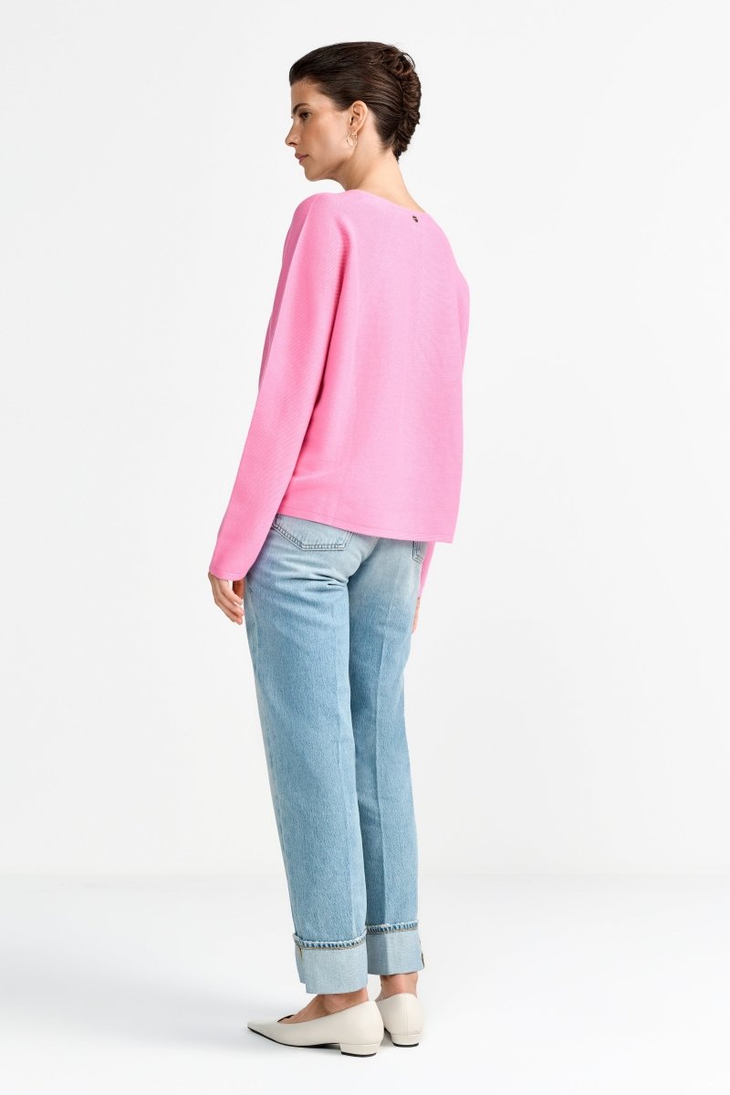 Feinstrickpullover mit Crewneck-Rich & Royal