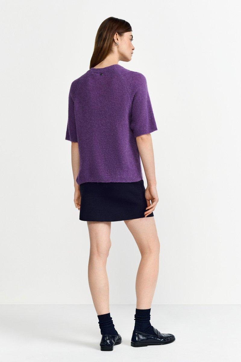 Wollpullover mit Kurzarm-Rich & Royal