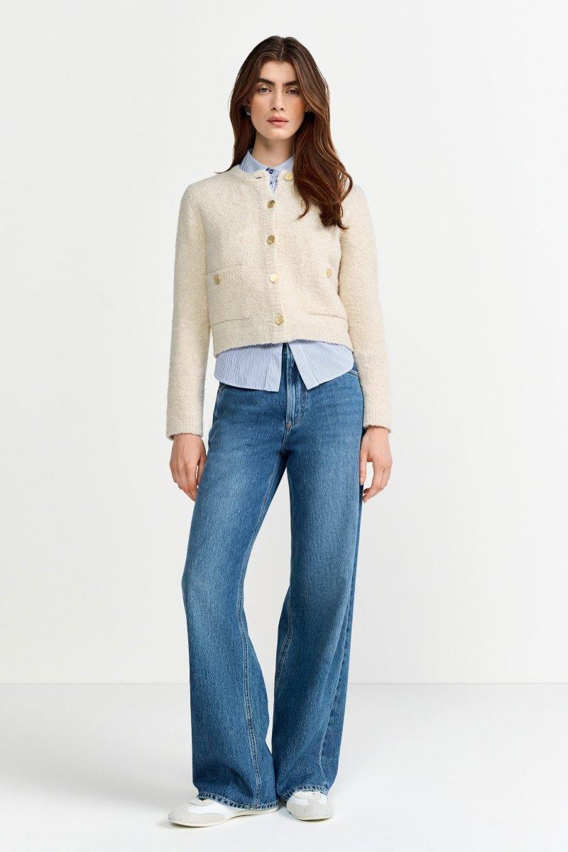 Cardigan mit Knöpfen-Rich & Royal