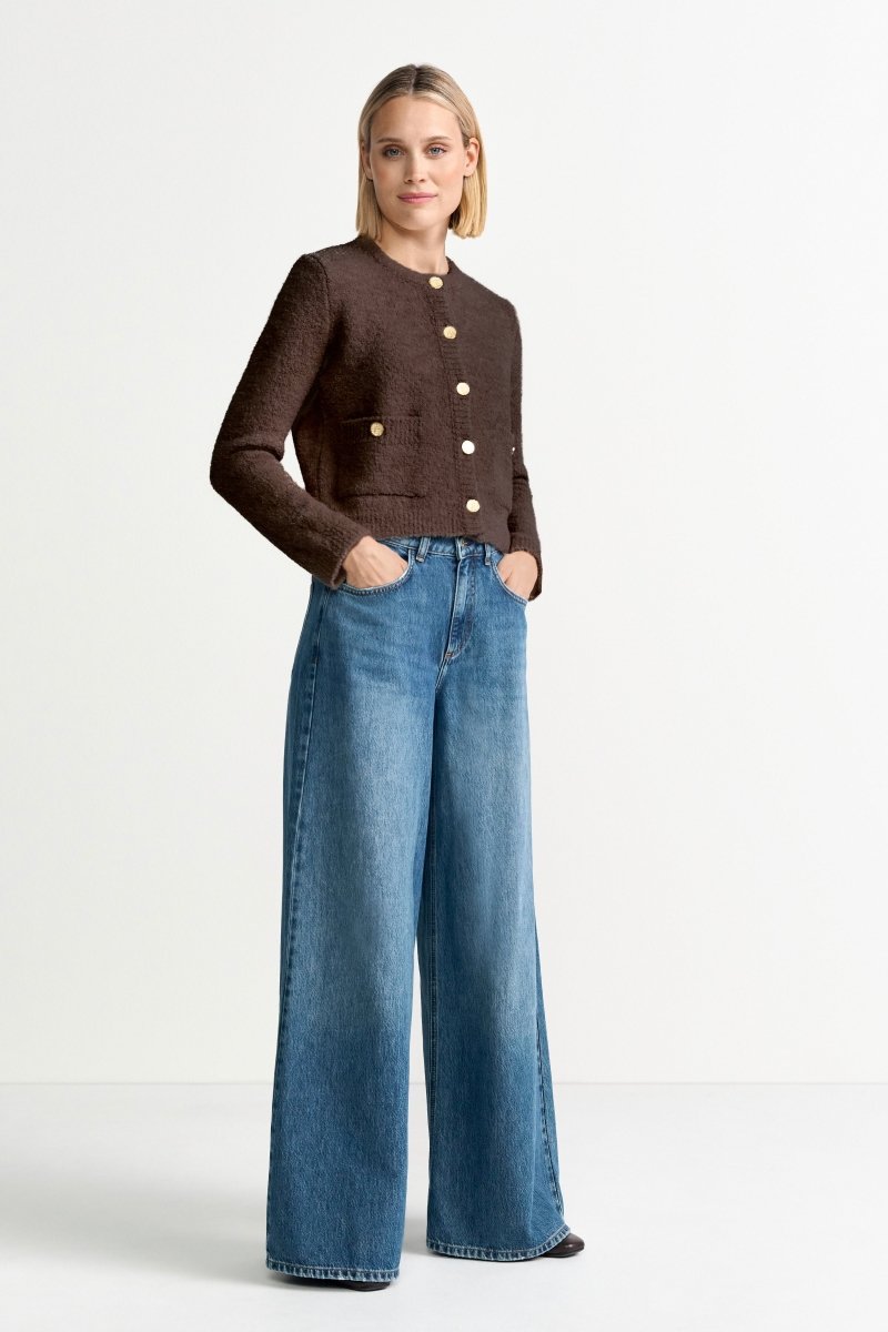 Cardigan mit Knöpfen-Rich & Royal