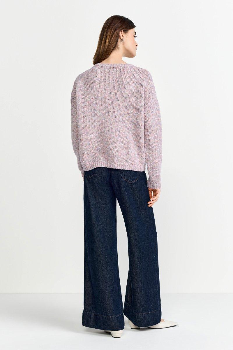 Melange-Strickpullover-Rich & Royal