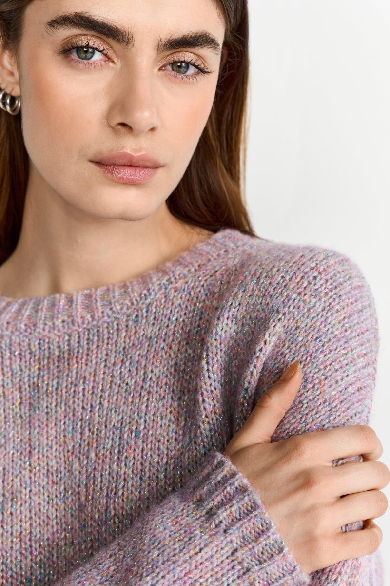 Melange-Strickpullover-Rich & Royal