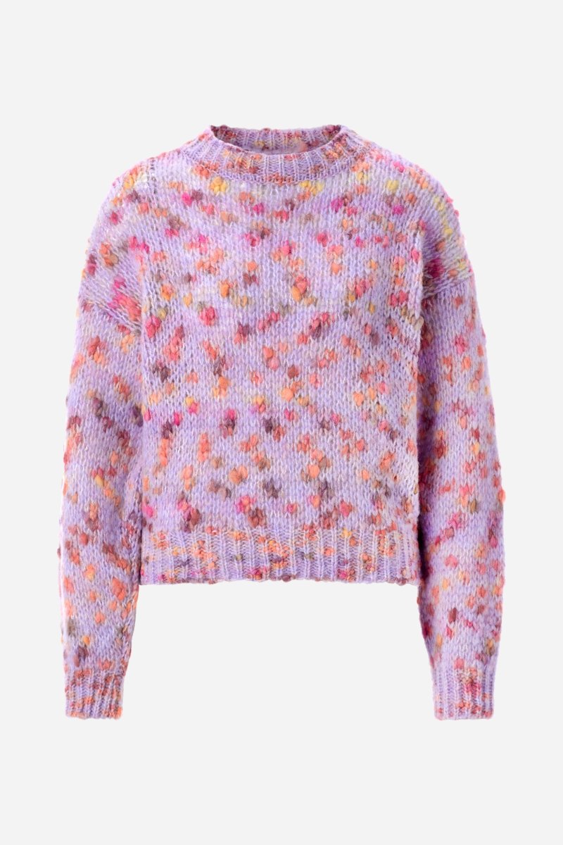 Bunter Bouclé-Strickpullover-Rich & Royal