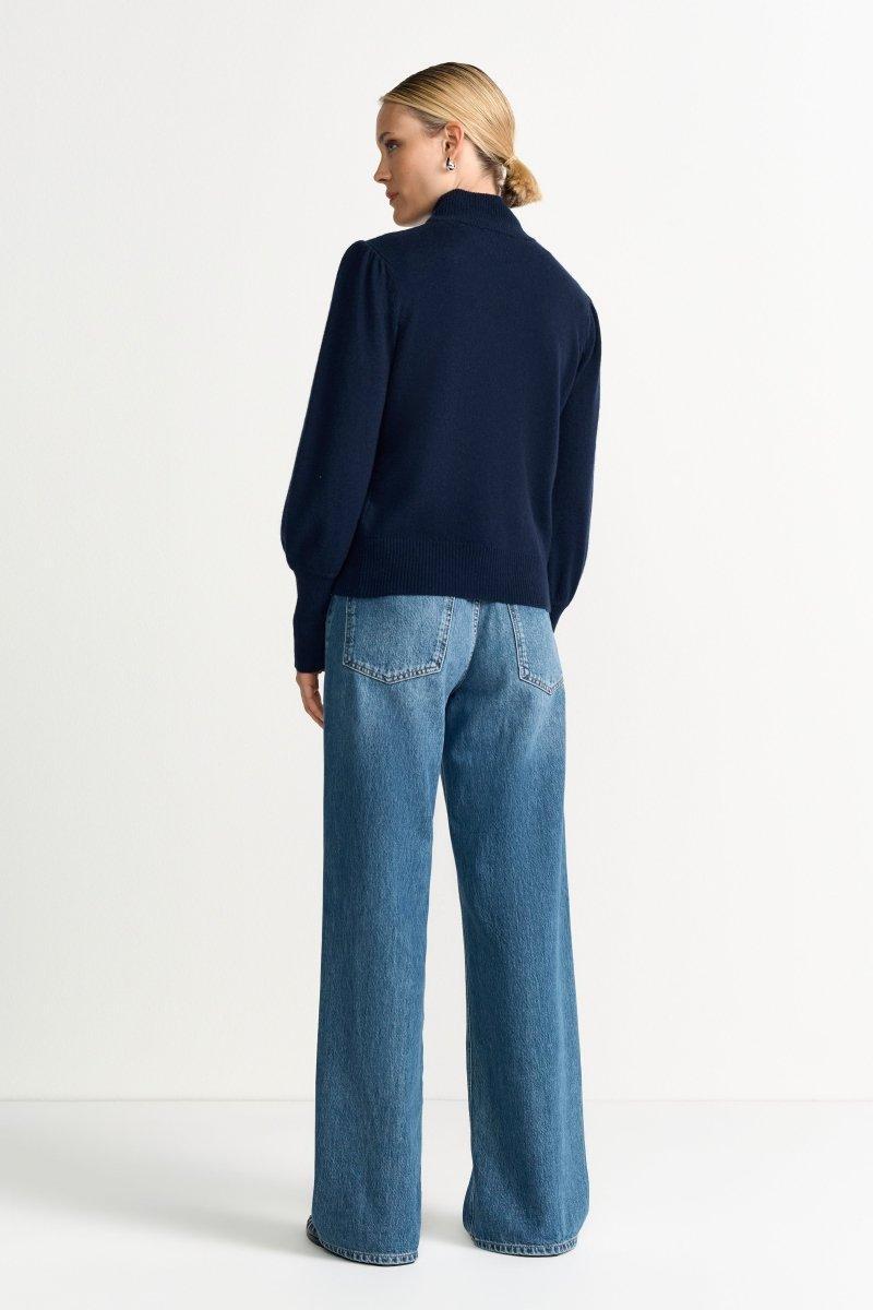 Kaschmirpullover mit Rollkragen-Rich & Royal