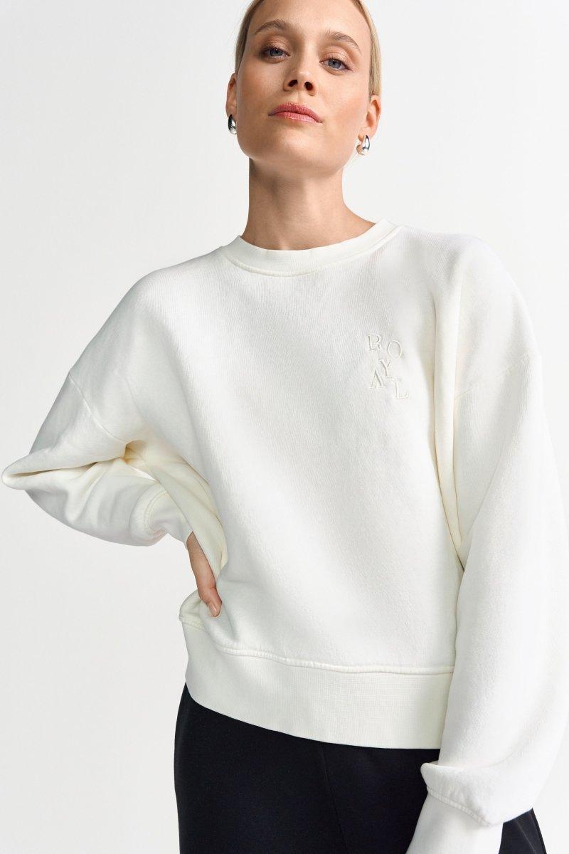 Oversized-Sweatshirt mit Logo-Rich & Royal