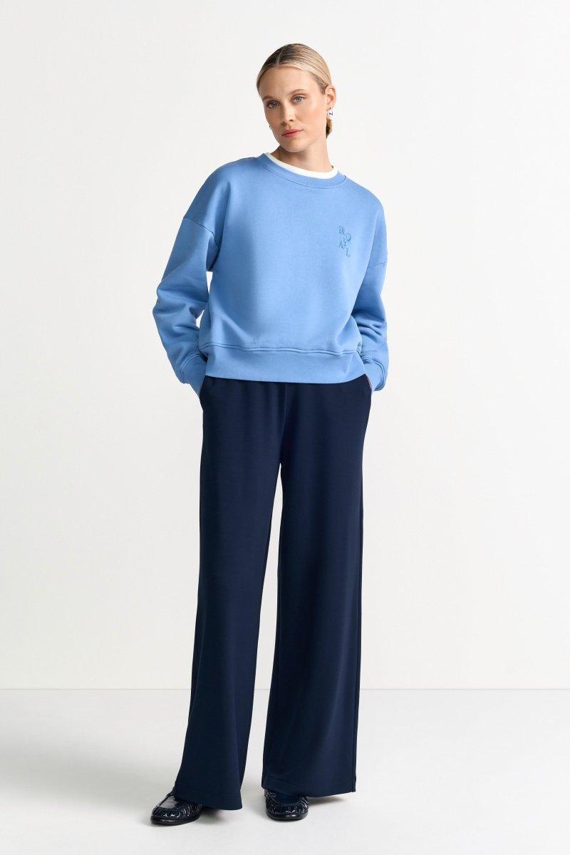 Oversized-Sweatshirt mit Logo-Rich & Royal