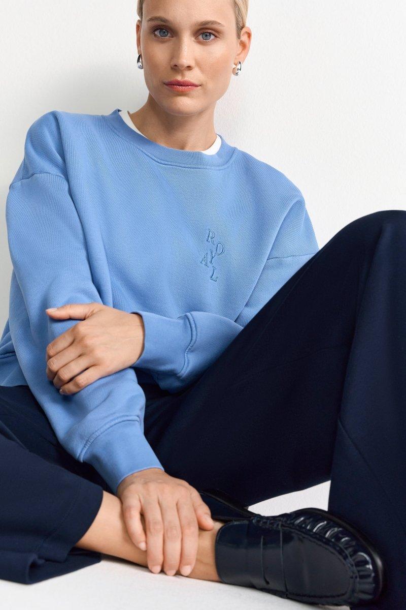 Oversized-Sweatshirt mit Logo-Rich & Royal