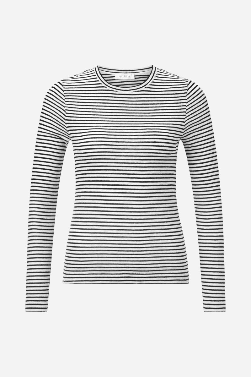 Longsleeve mit Glitzerfäden-Rich & Royal