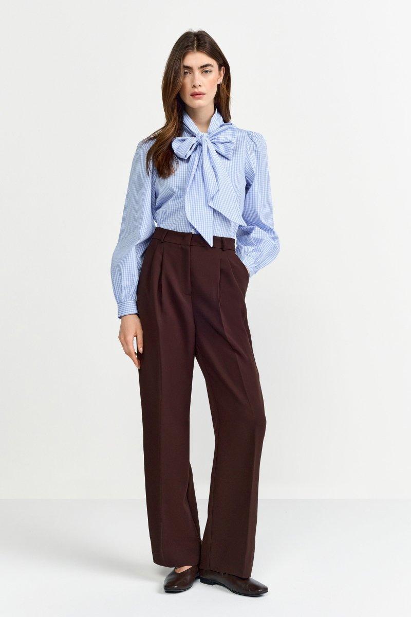 Karobluse mit Schleifenkragen-Rich & Royal