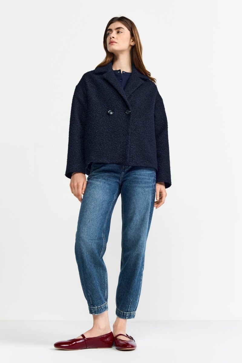 Oversized Jacke mit Revers-Rich & Royal