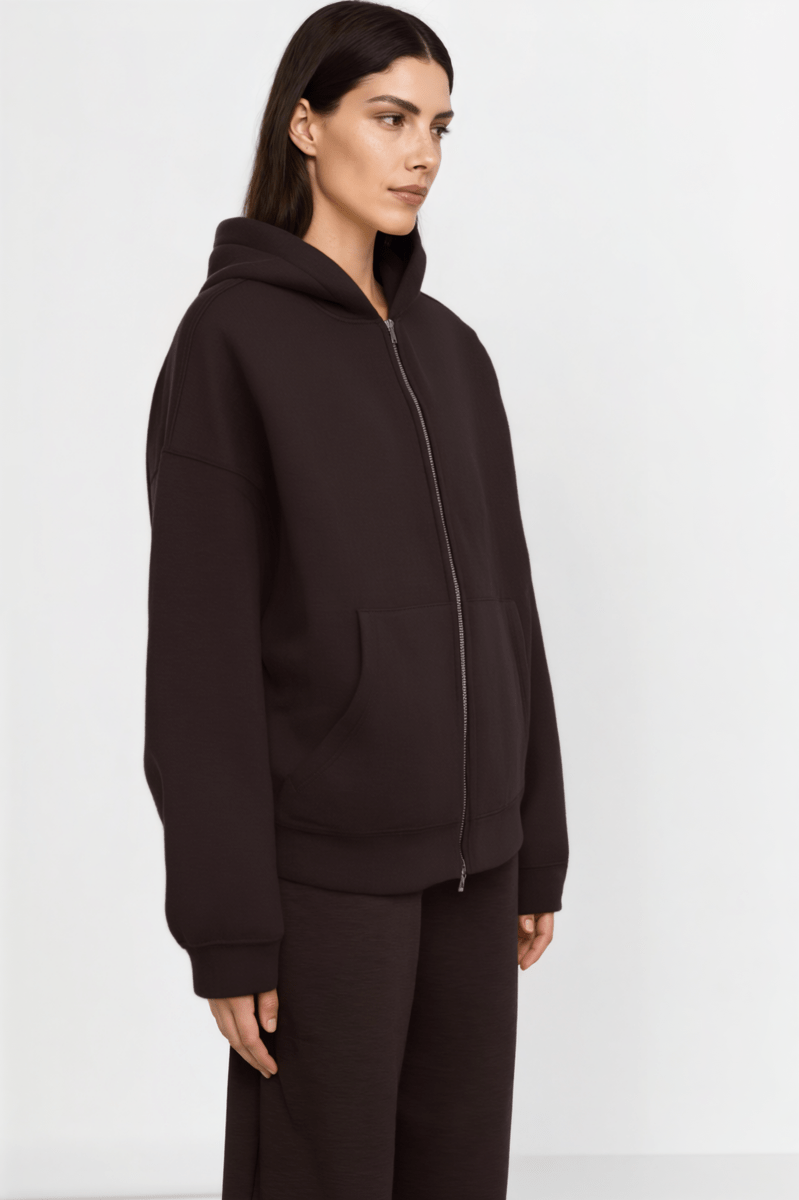 Sweatjacke mit Tunnelzug-Rich & Royal