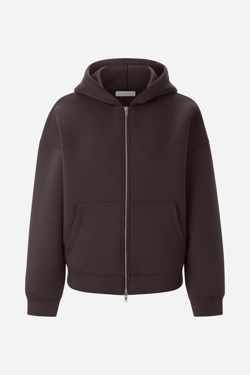 Sweatjacke mit Tunnelzug-Rich & Royal