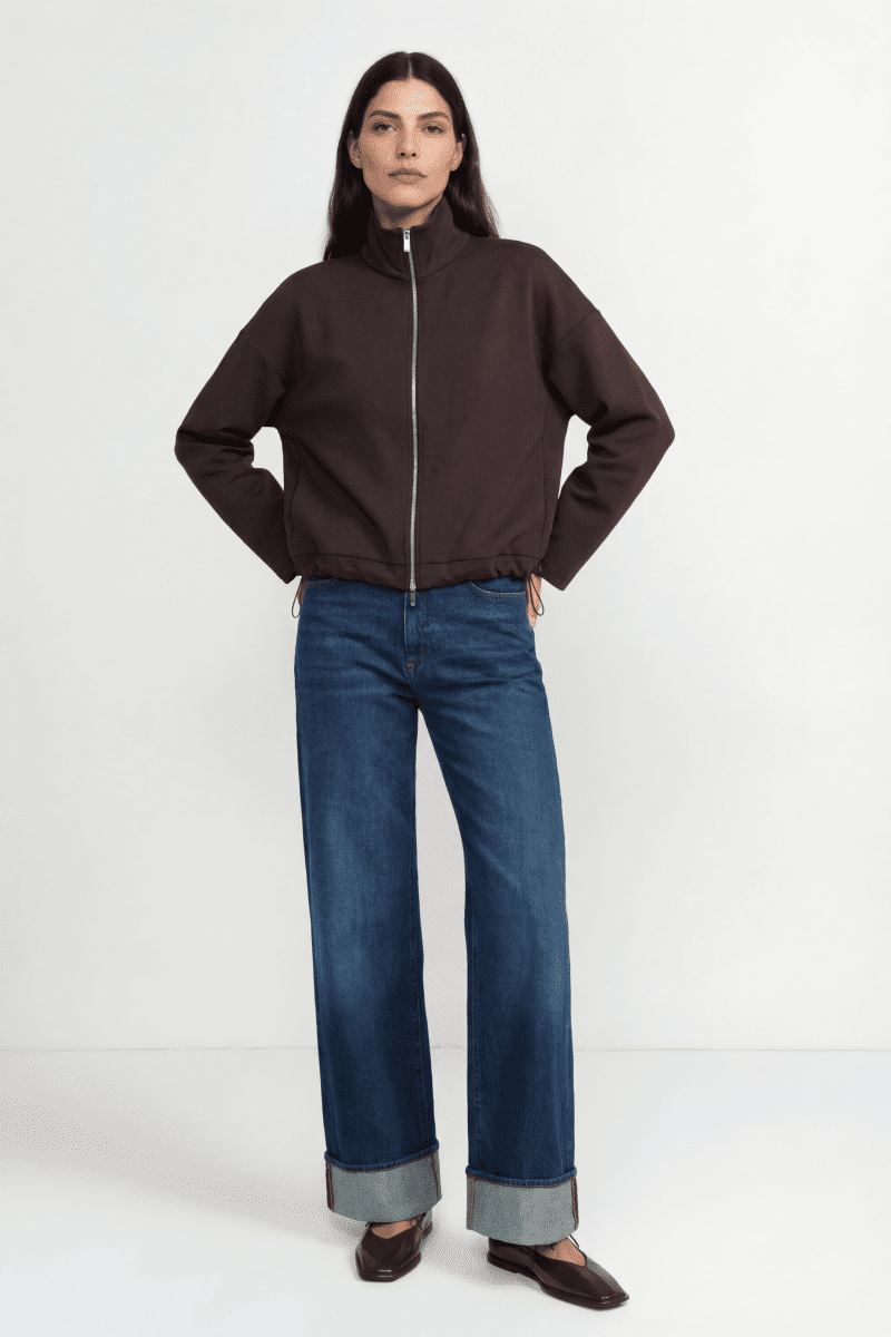 Sweatjacke mit Tunnelzug-Rich & Royal