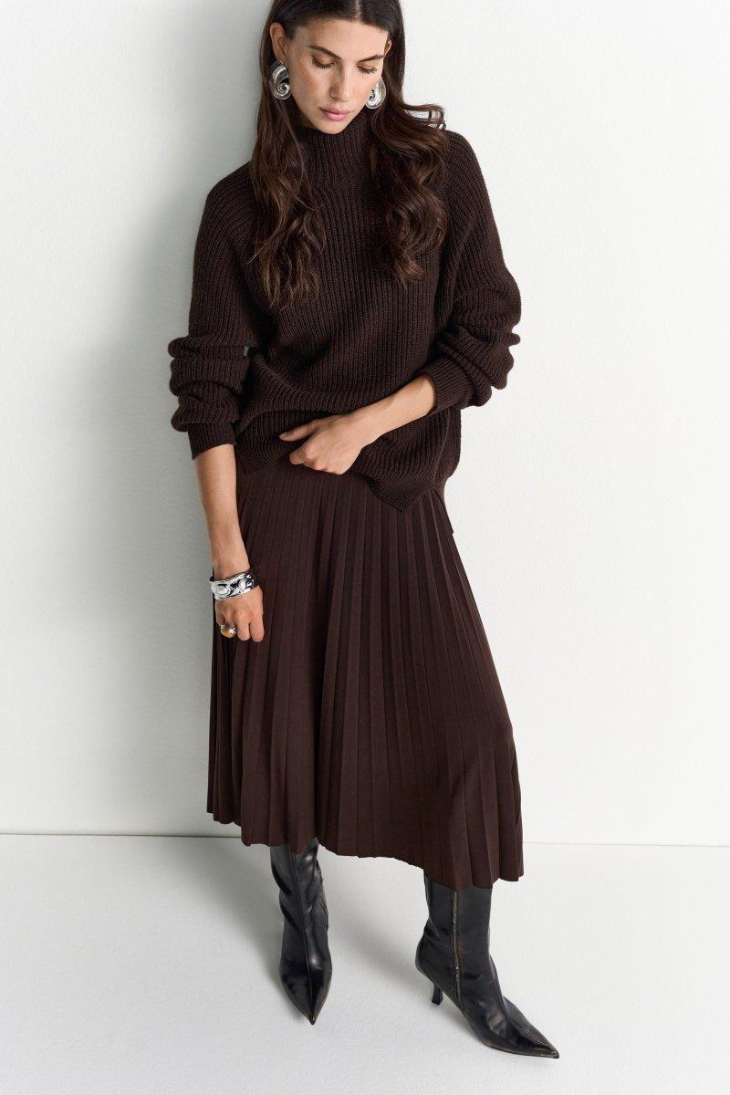 Plisséerock mit elastischem Bund-Rich & Royal