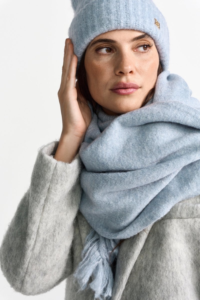 Beanie aus Rippstrick-Rich & Royal