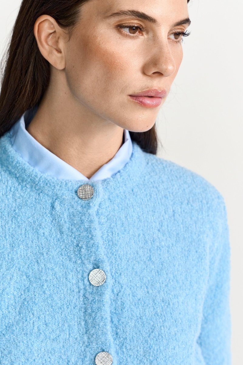 Kurze Strickjacke mit Knöpfen-Rich & Royal