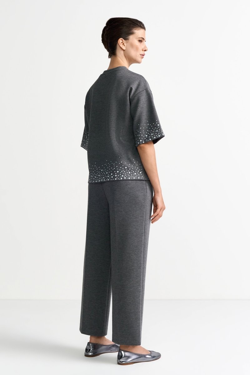 T-Shirt mit Perlen-Rich & Royal