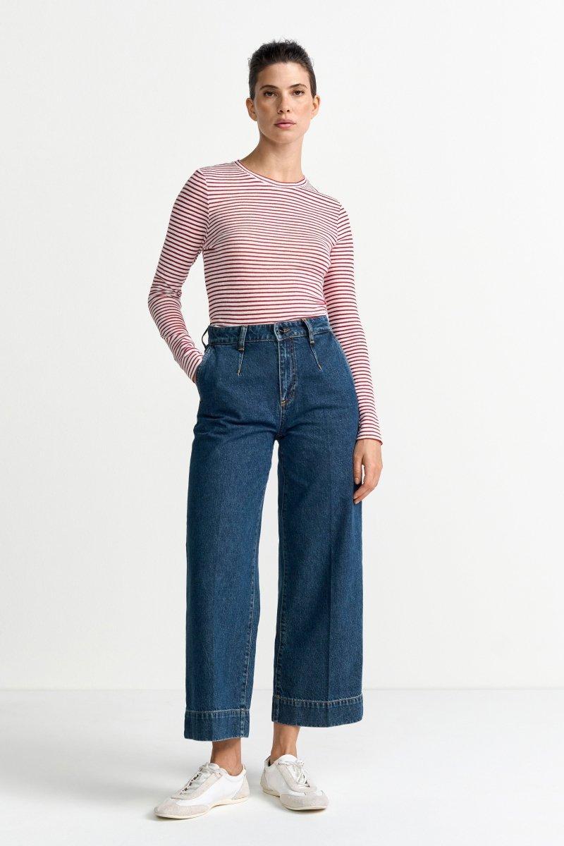 Gestreiftes Langarmshirt-Rich & Royal