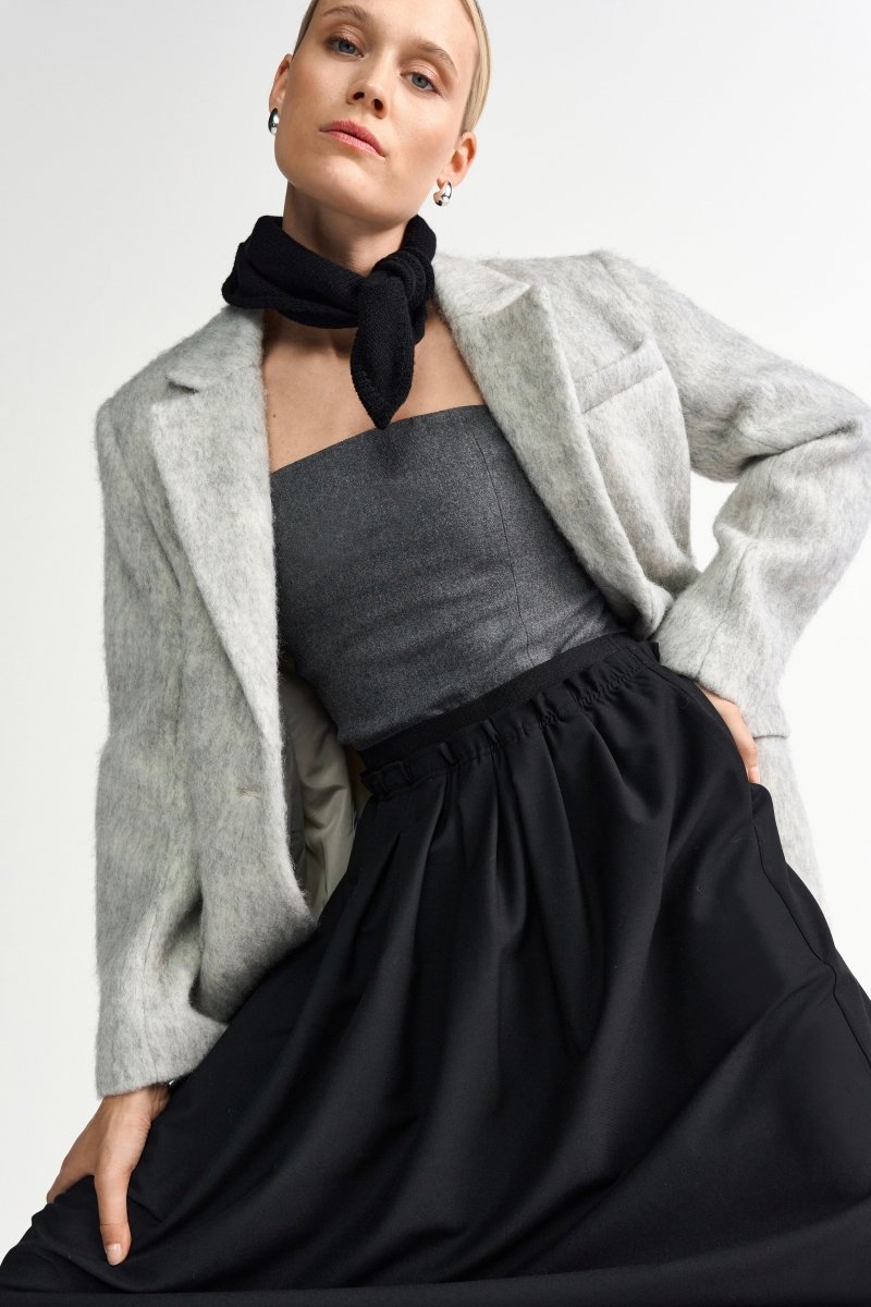 Midirock mit Falten-Rich & Royal