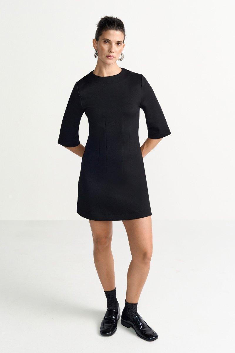 Schwarzes Minikleid-Rich & Royal