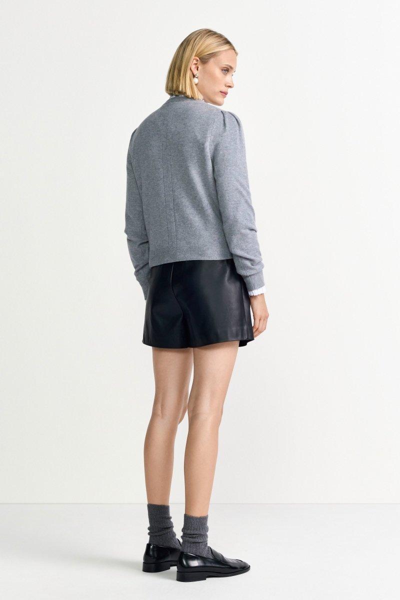 Shorts in Lederoptik-Rich & Royal