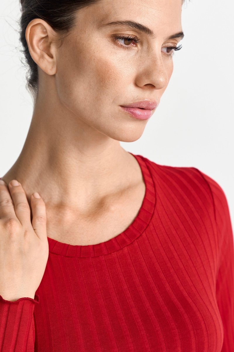 Geripptes Longsleeve-Rich & Royal