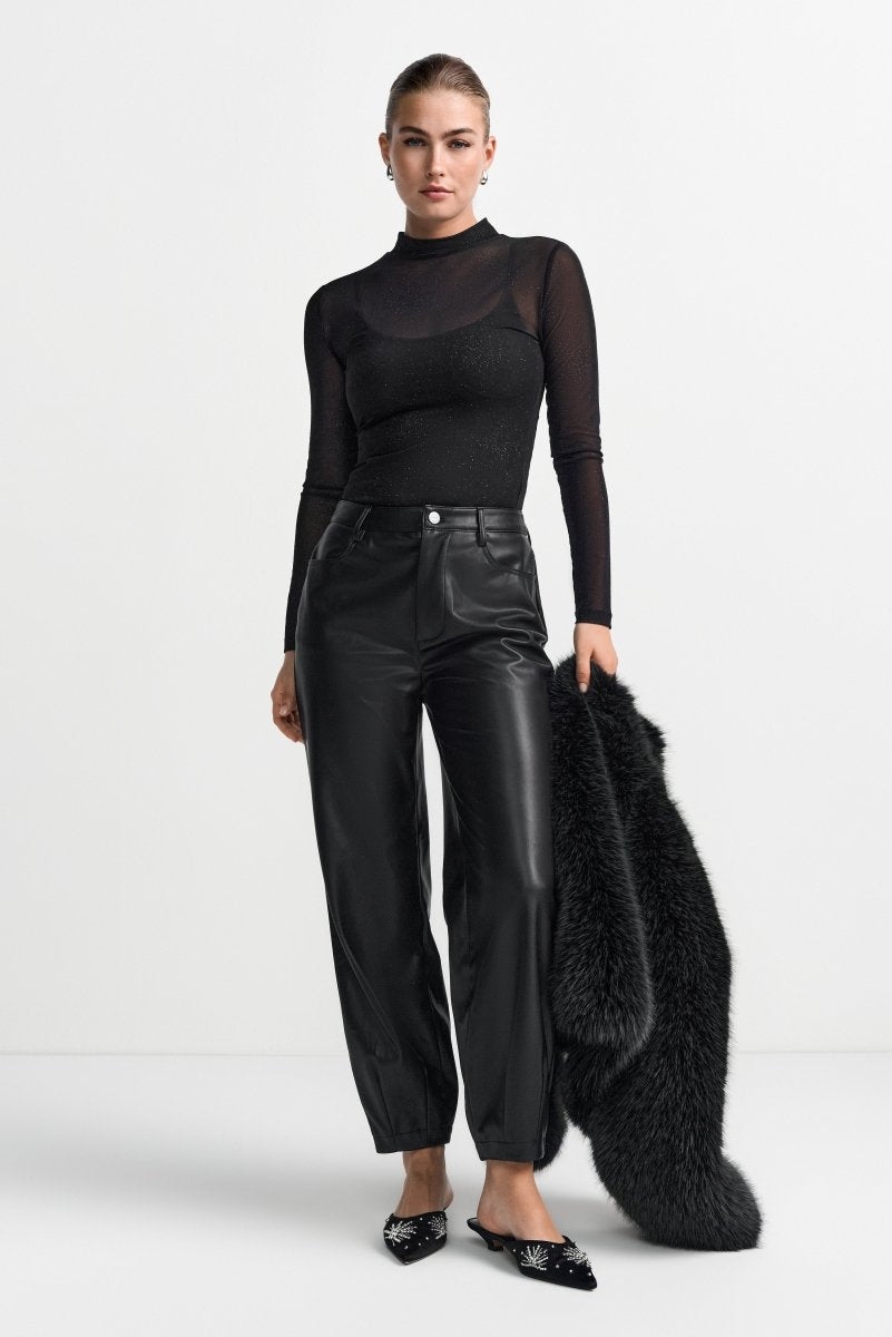 Longsleeve mit Stehkragen-Rich & Royal