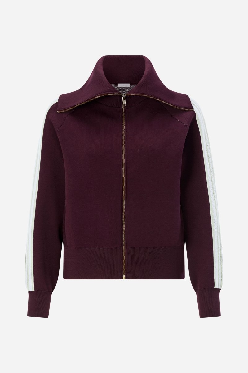 Strickjacke mit Gallonstreifen-Rich & Royal