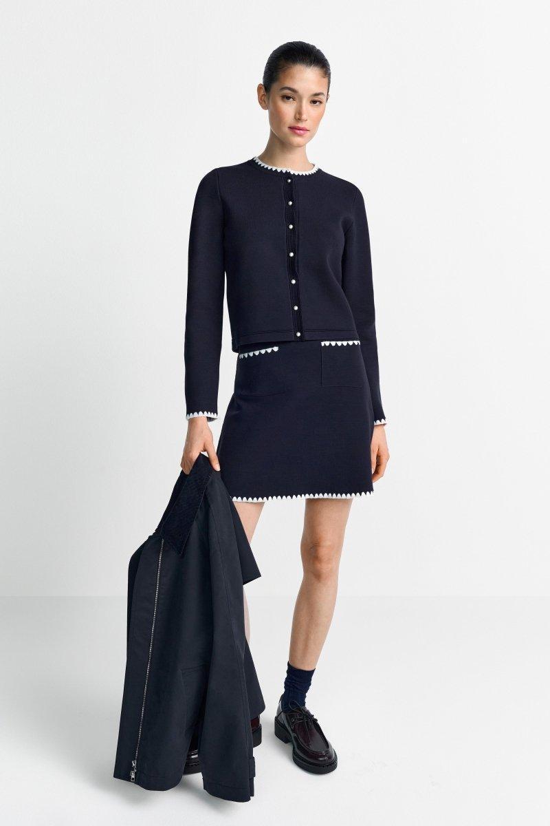 Knit Set with Crochet Details - Look-Rich & Royal