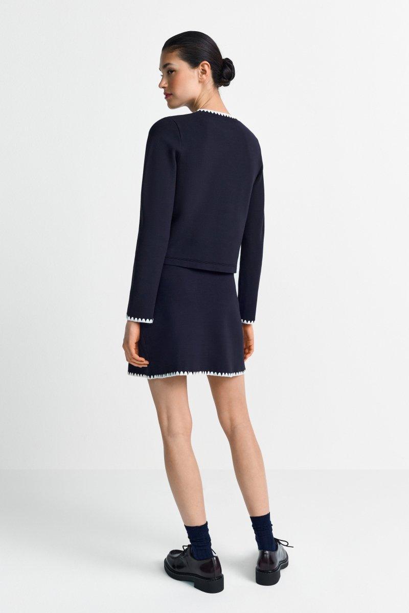 Kurzer Cardigan mit Knöpfen-Rich & Royal