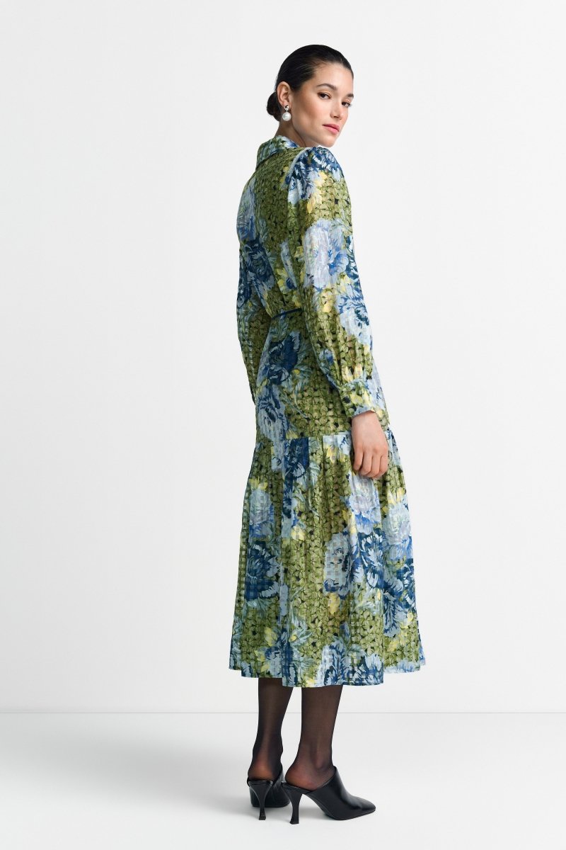 Hemdblusenkleid mit Print-Rich & Royal