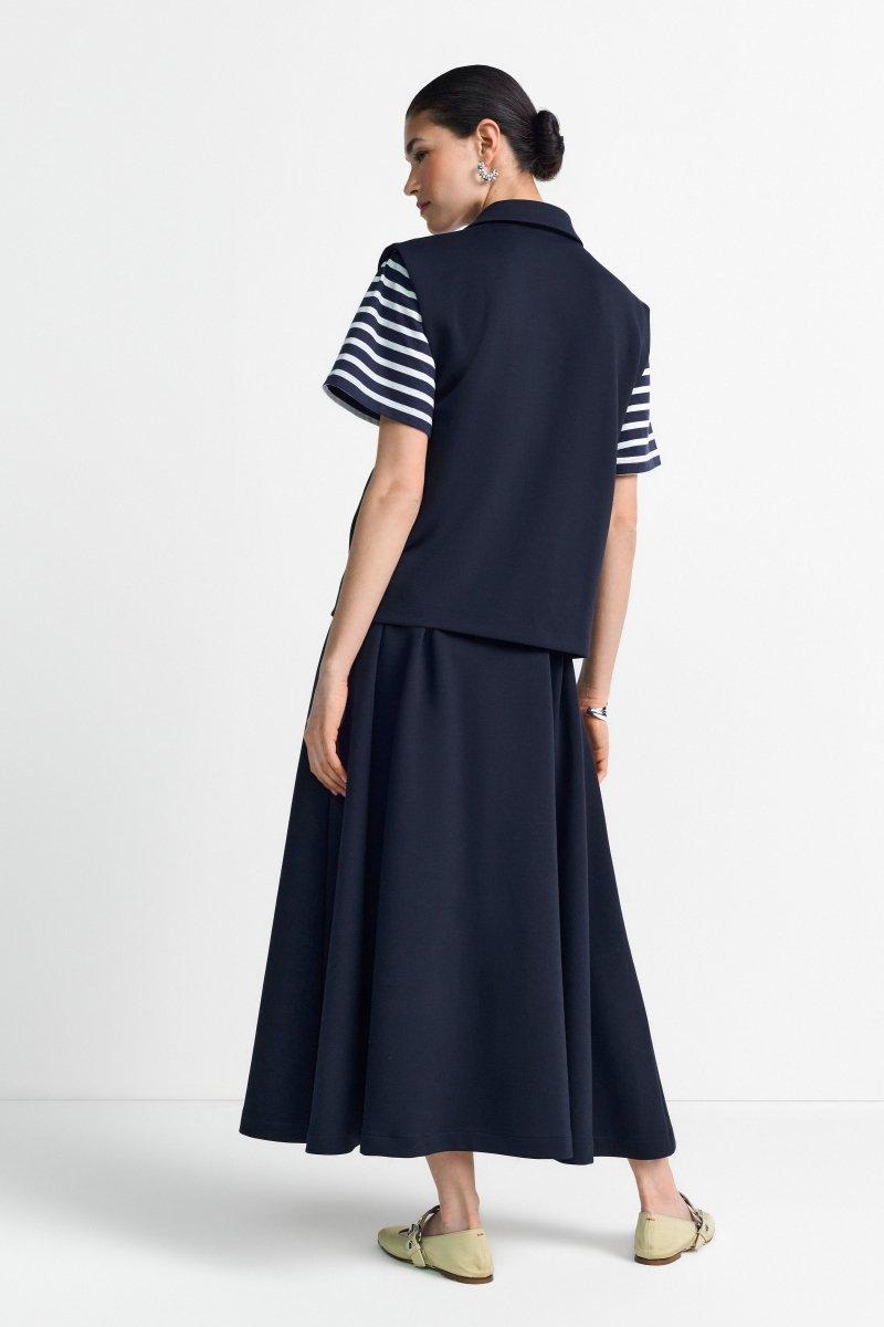 Midirock mit Reißverschluss-Rich & Royal