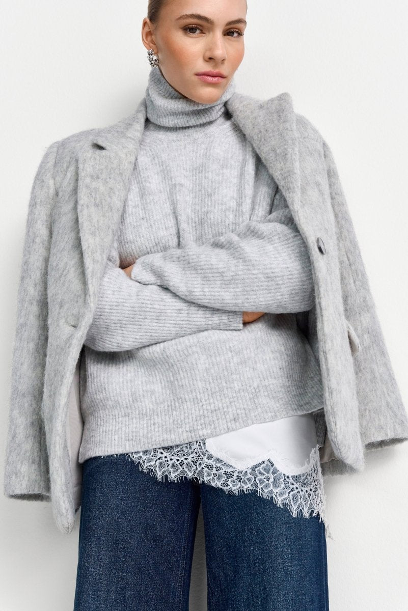 Spitzentop mit Spaghettiträgern-Rich & Royal