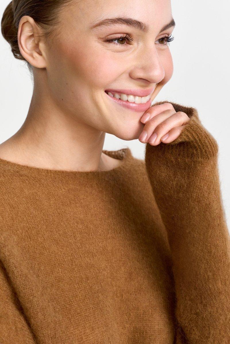 Feinstrickpullover mit Alpaka-Wolle-Rich & Royal