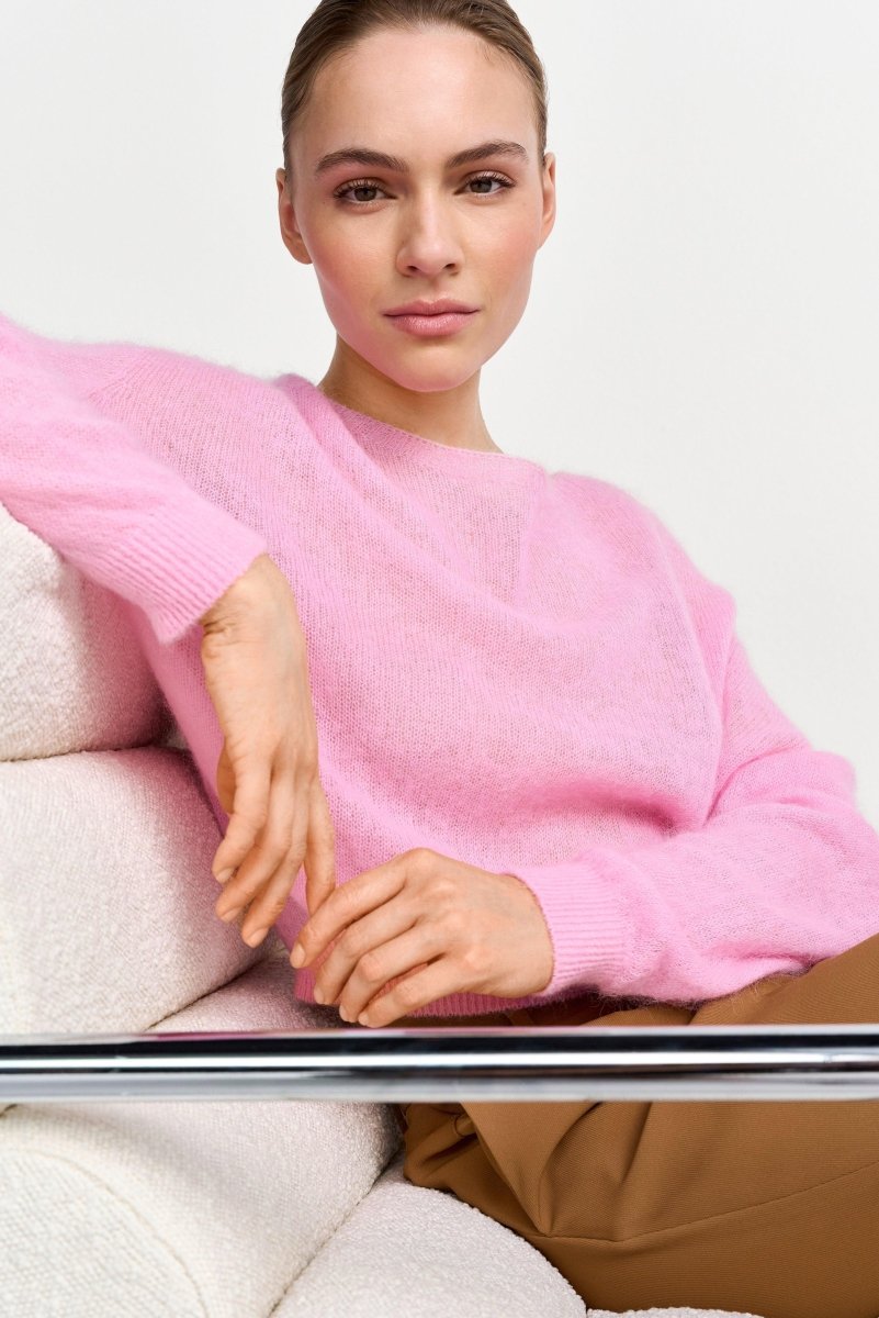 Feinstrickpullover mit Alpaka-Wolle-Rich & Royal